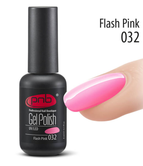 Гель-лак PNB 032 Flash Pink