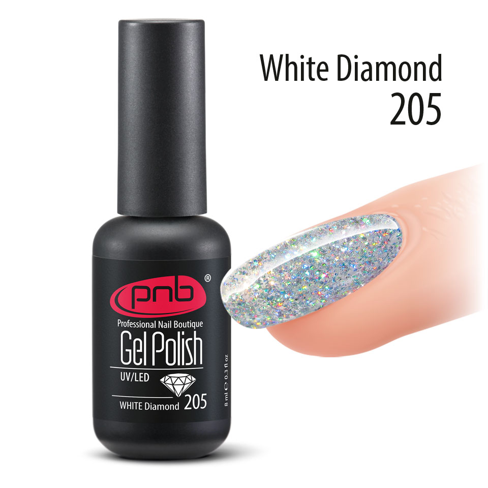 Гель-лак PNB (White Diamond)