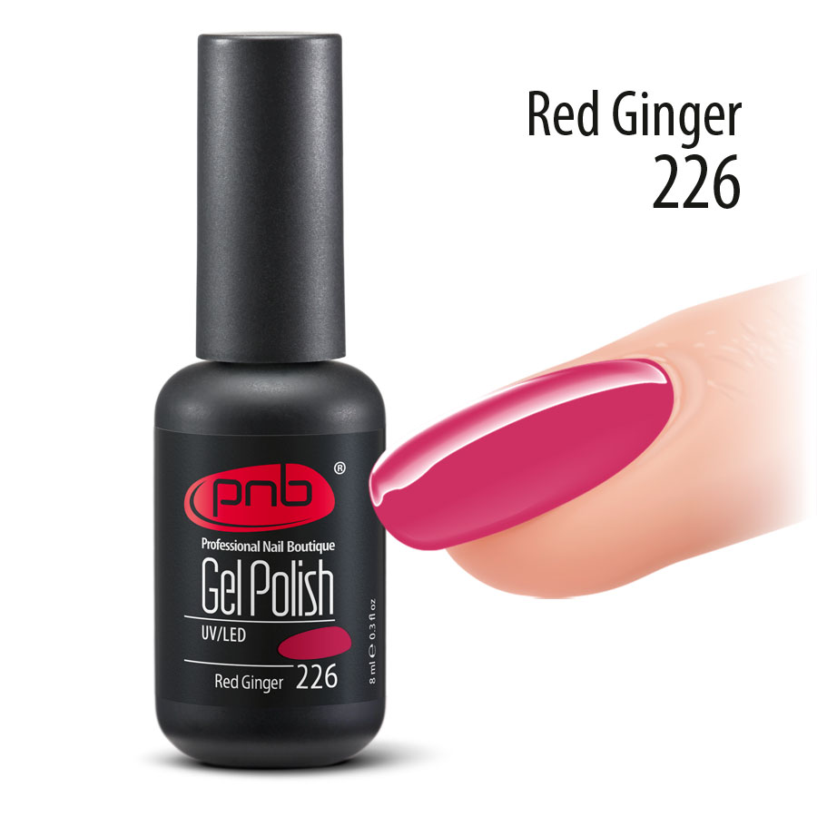 Гель-лак PNB (Red Ginger) 8 мл