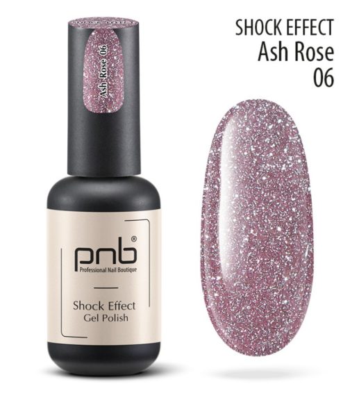 Гель-лак PNB Shock Effect Ash rose 8 мл