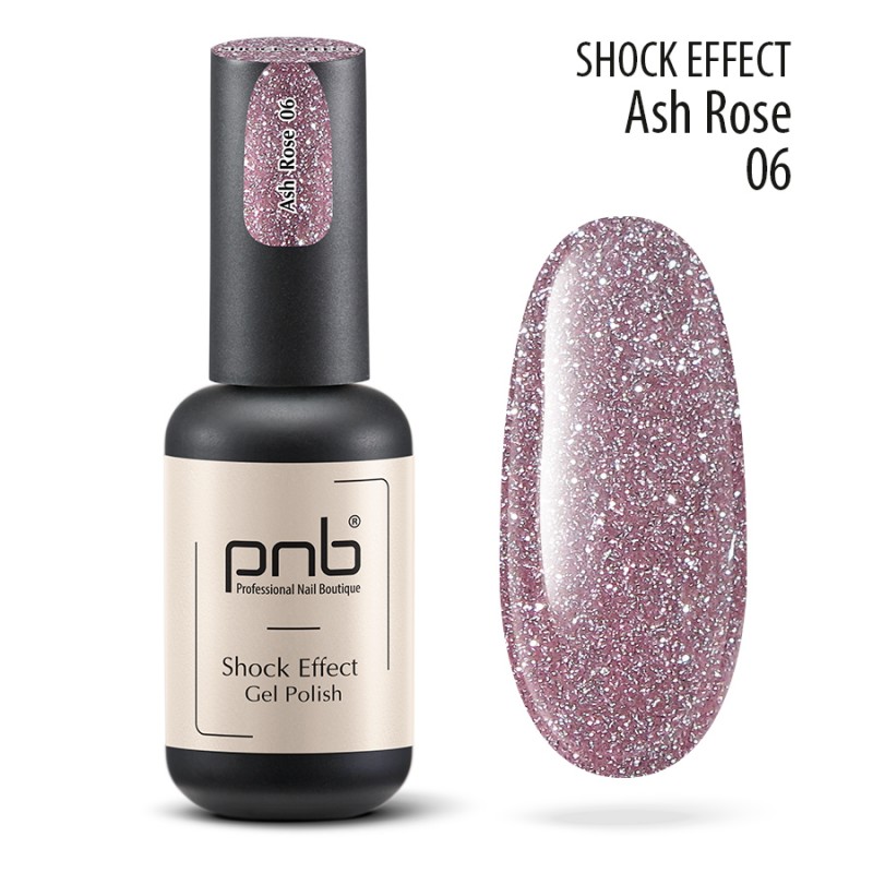 Гель-лак PNB Shock Effect Ash rose 8 мл