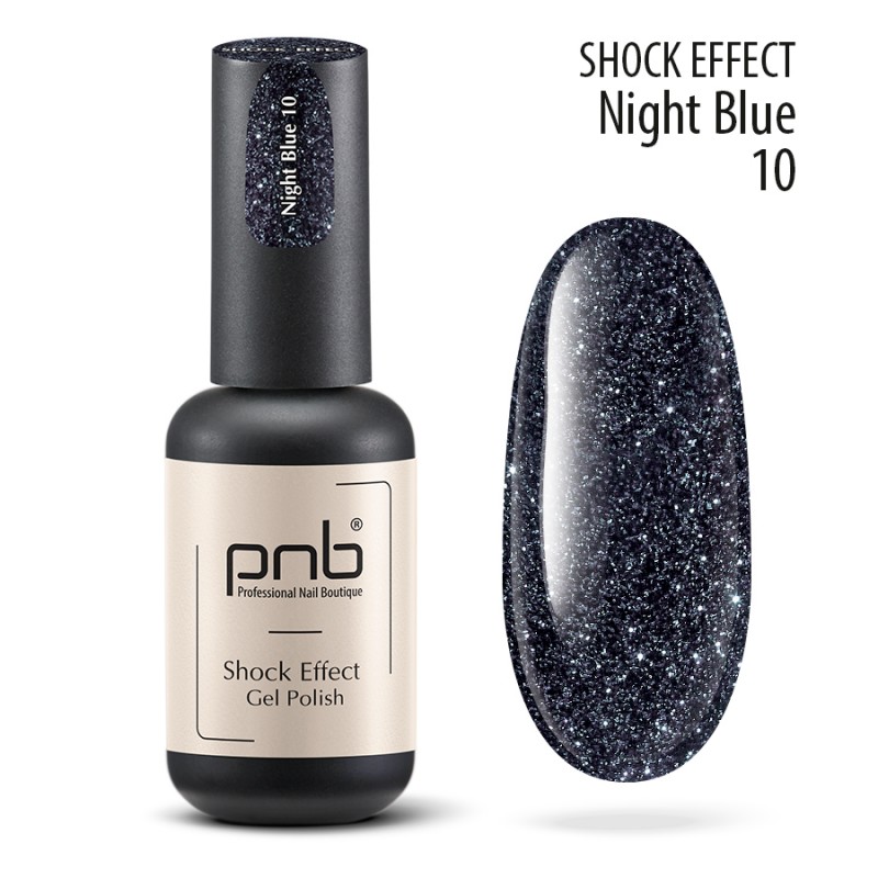 Гель-лак PNB Shock Effect Night Blue 8 мл