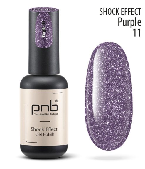 Гель-лак PNB Shock Effect Purple 8 мл