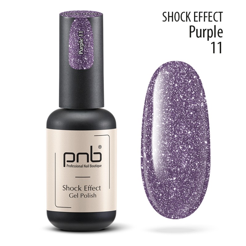 Гель-лак PNB Shock Effect Purple 8 мл